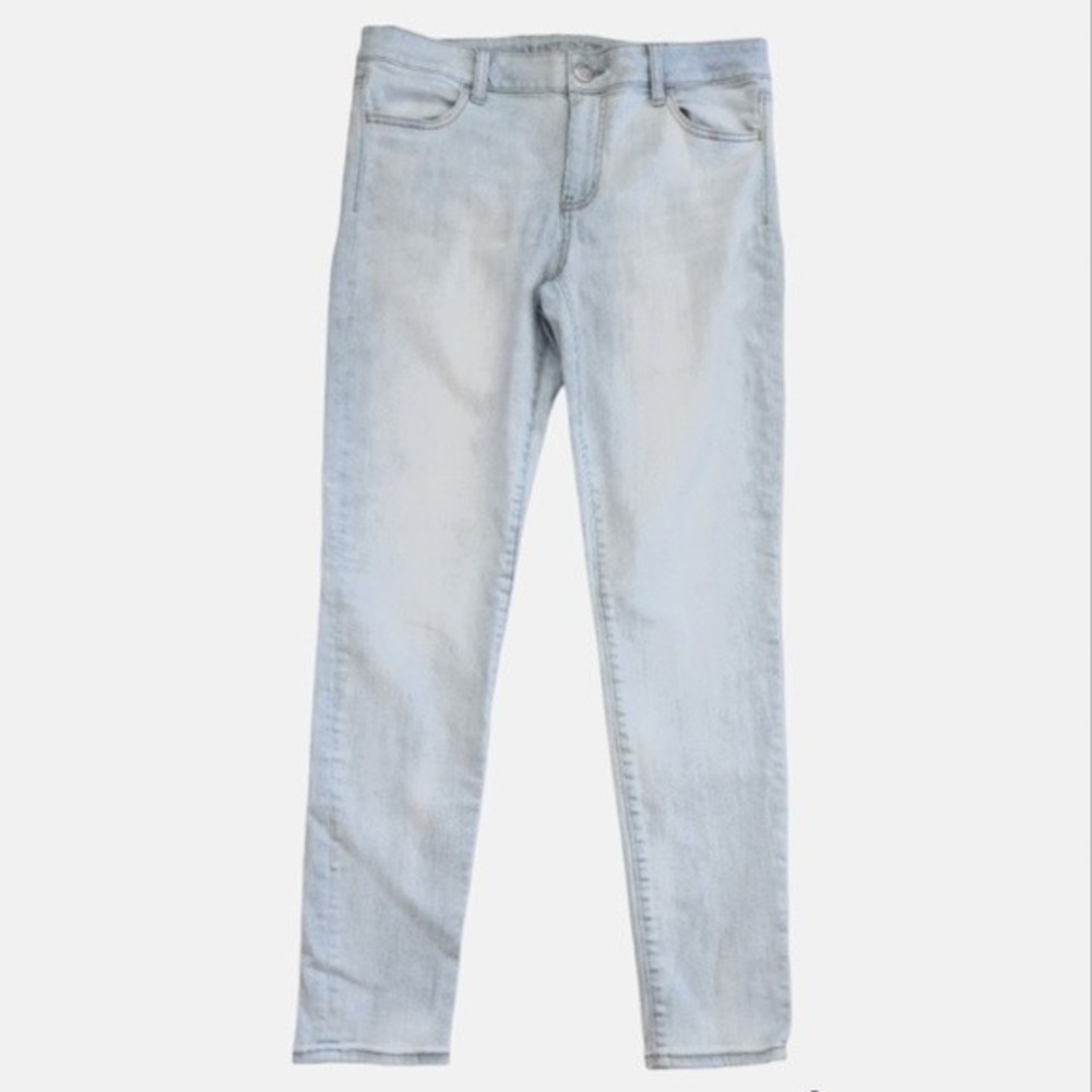 American Eagle Outfitters SuperStretch Jegging Light Wash Skinny Jeans 4 Regular